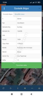 Edirne Uzunköprü Kurtbey'de Satılık Arsa