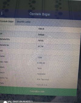 İnhisar Akköy'de Satılık Meyve Bahçesi