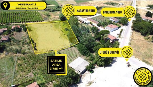 Smart Go'dan Yeniziraatli'de 3785 M² Satılık İmarlı Arsa