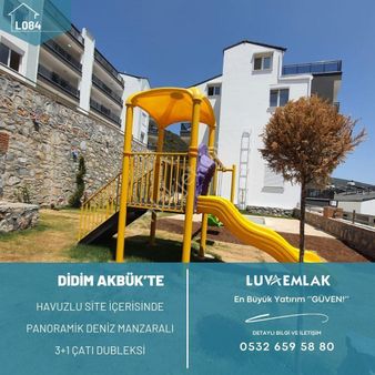 Didim Akbük'te Deniz Manzaralı Akıllı Ev Sistemli 3+1 Çatı Dubleksi