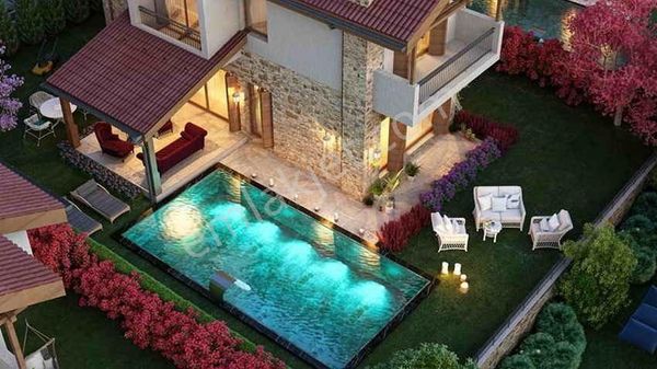 **rs Netten** Tam Müstakil,özel Havuzlu,şömineli Taş Villa