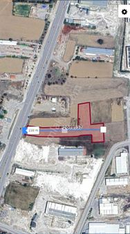 “9.7”dönüm 30mt.cephe 230mt.derinlik Bucakta Ticari Ana Yola Sıfır Arazi...