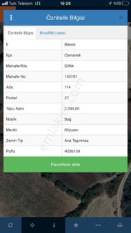 Bilecik Osmaneli Çiftlik Satılık Bağ Acil Köye 300 Metre Mesafede