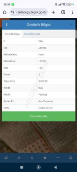 Takas Gayrimenkul'den Kilis İnanlı'da Satılık Tarla