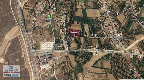 Erkan Emlaktan Topsöğütte İmar Yanında Satılık 7174 M2 Bahçe