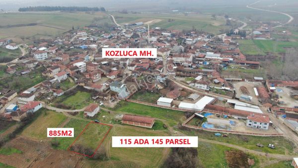 Kozluca'da İmarın İçerisinde 885m2dümdüz Arazi Tektapu Müstakil