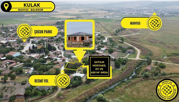 Manyas Kulak Mahallesi'nde Satılık Müstakil Ev