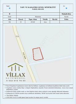 Villax'dan Seyrekte Satılık Konut İmarlı Arsa