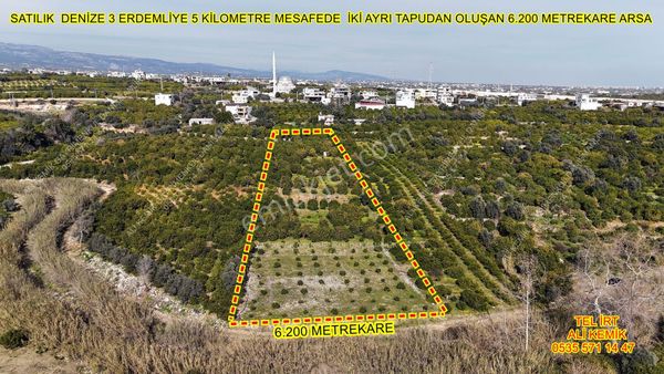 Erdemli Arpaçbahşişde Satılık 6.200 M2 Arsa