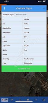 Kocaeli Körfez İlimtepe'de Konut İmarlı Düzlük Arsa