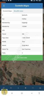 Realite Tapu 63 Celal İkbalden Satılık Emsalsiz Tarla