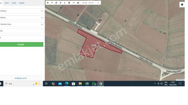 Pay'dan Sekiören Köyünde Uygun Konumda Yatırımlık Satılık Tarla