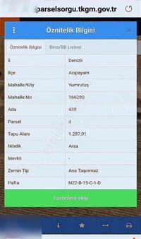 Acıpayam'da Satılık Arsa [1.287m2]