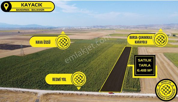 Doğruca'da 6.418 M² Yola Cephe Satılık Tarla