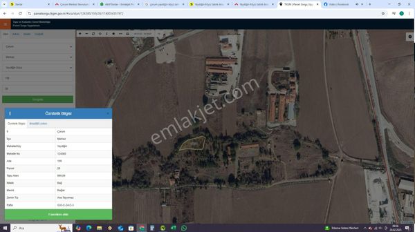 Çorum Merkez Ortaköy Yolu Yakın Yaydiğin Köyü Bağlarında Bağ