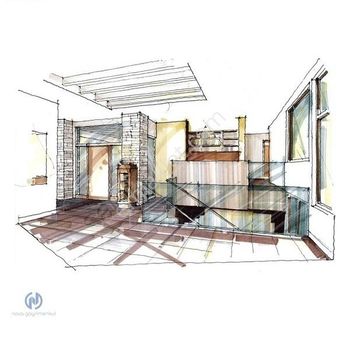 **nova** Şehrin Yıldızları Serisi Sıfır Dubleks Ofis