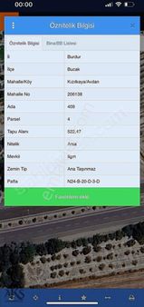 Burdur Bucak Pazaravdan Da Korkuteli Burdur Yolu Üstü Arsa