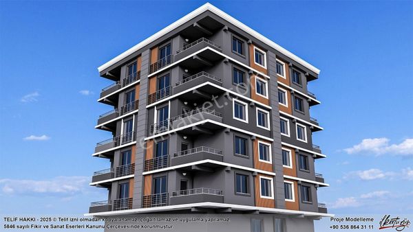 Üniversite Caddesinde Sıfır 2+1 Satılık Lüks Daireler