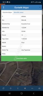 Kusunlar İmar'da 829mt2 Kat Karşılığı Arsa