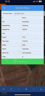 Karacabey Karakoca Köyünde Satılık Tarla