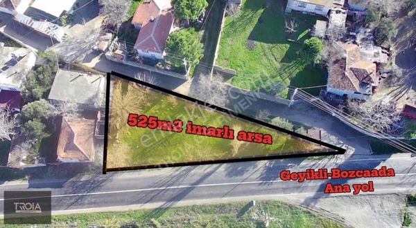 Ezine Üvecik Köyünde Asfalt Yola Cephe Muhteşem Arsa