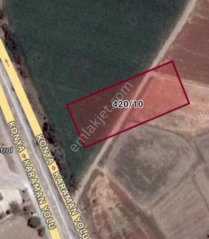 Sezenler Emlaktan Çumra Alibeyhüyüğü Mahallesi'nde Elektirik Su Alınabilir Satılık Tarla