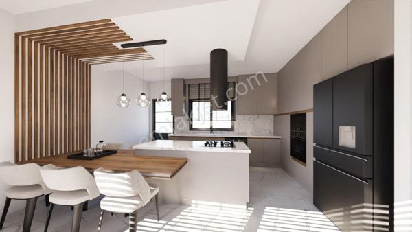 Lefkoşa Alayköy Bölgesinde Satılık 3+1 Sıfır İkiz Villalar