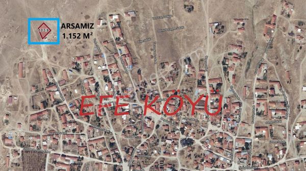 İlbey // Şuhut-efe Köyünde 1152 M² Köşe Arsa