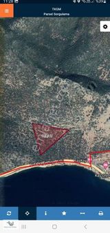 Kaş Gökçeören De Full Kapanmaz Deniz Adalar Meis Manzaralı Arsa.