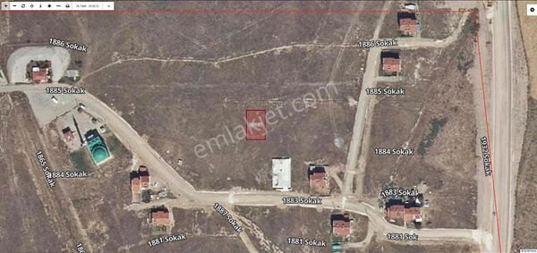 Afyon Üçok Emlaktan Uydukent Ertuğrulgazi Mah Satılık 400m² Arsa