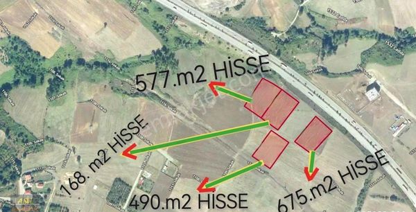 Samsun İlkadım Tepecik Ve Ataköy Sınırları İçinde Otoban Cepheli Hisse Satışları.