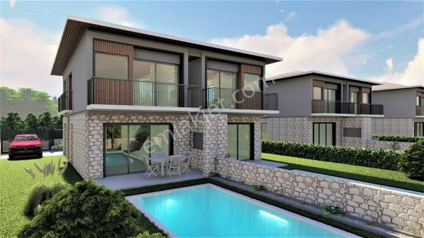 Kuşadası'nda Hamam Sauna 6+1 Doğalgazlı Özel Havuzlu Sıfır Lux Villa