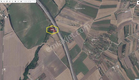 Seymenköyde 4500 M2 Otoban Cepheli Tek Tapu Yatırımlı Tarla