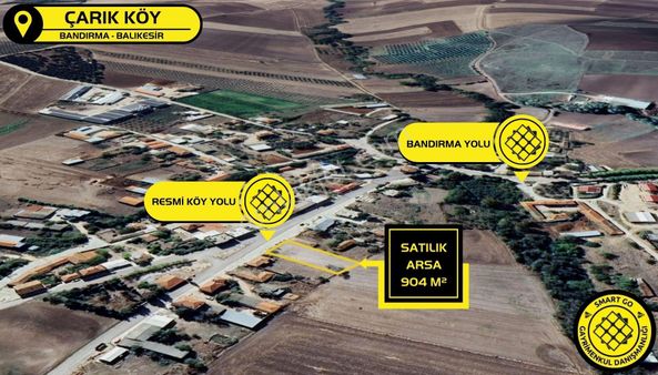 Çarık Köy Mahallesi'nde 904 M² Satılık Arsa