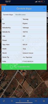 Ergene Velimeşede Ticari+konut İmarlı İfrazlı Arsa