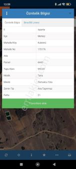Isparta Kuleönünde Hobi Bahcesine Uygun Satılık Tarla