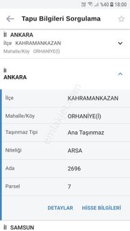 Kahraman Kazan Orhaniye Sanayi İmarlı Satılık Arsa