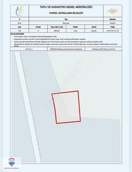 Bayındır Canlı Merkezde Anayola 150 Metre 895 M2 İmarlı Arsa
