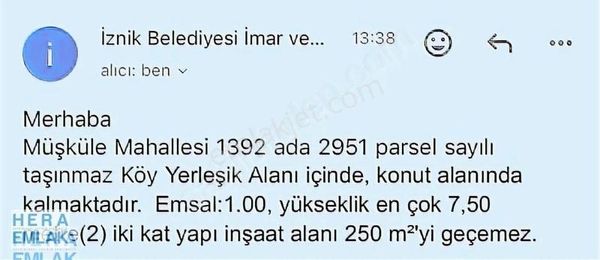 Kelepir Konut İmarlı Arsa, Ana Asfalta Cephe Köşe Parsel