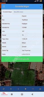 Kaçmaz Emlaktan Yeşilhisarda Satılık Bahçe Merkezde