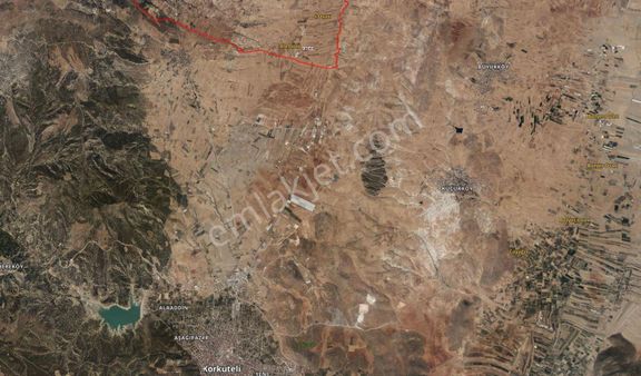 Antalya Korkuteli Kevzer De Satılık Tarla