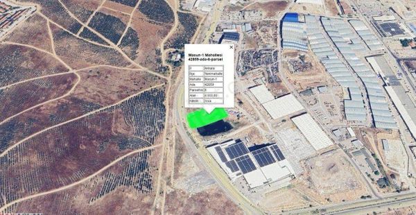 City Gross'un Yan Tarafında 66 M2 İmarlı Sanayi Arsası Hissesi