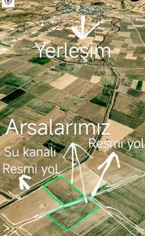 2 Tapu 17.5 Dönüm Resmi Yolu Ve Sulama Kanalına Bitişik Bölgenin En Verimli Yerleri