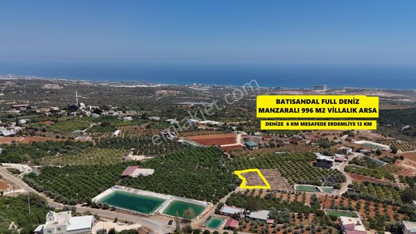 Erdemli Batısandal Mahallesideniz Manzaralı 996 M2satılık
