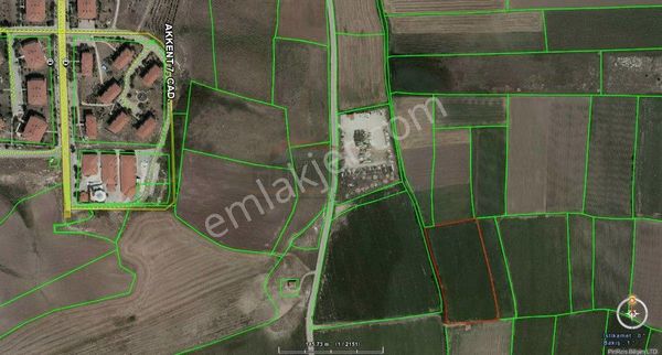 Güvenay - Çorum Akkent Mh. Celilkırı Yatırımlık 10 Dönüm Satılık Tarla