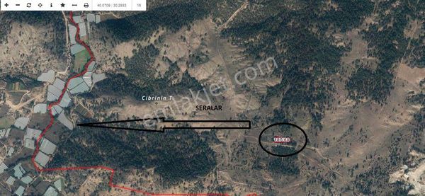 Bilecik, Söğüt, Yakacık Köyünde Resmi Yollu Satılık Arsa