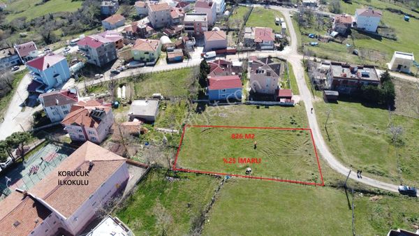 Korucuk Mah.%25 İmarlı 826 M2 Satılık Arsa
