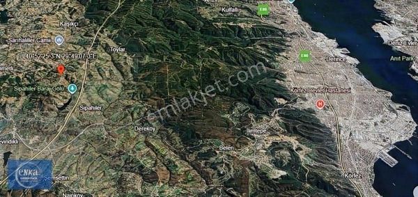 Körfez Sipahiler De Asfalta Cephe Satılık 1428 M2 Arazi