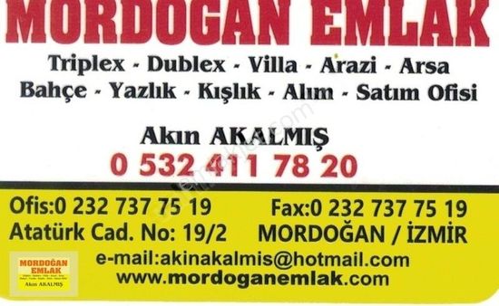 Mordoğan Emlaktan Denize 150mt İmarlı 460m2 Satılık Köşe Arsa