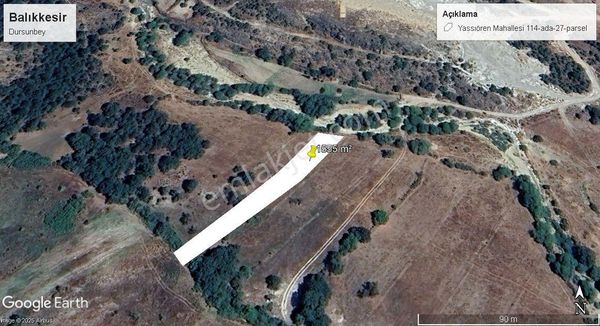 Balıkesir Yassıören'de Satılık Tarla